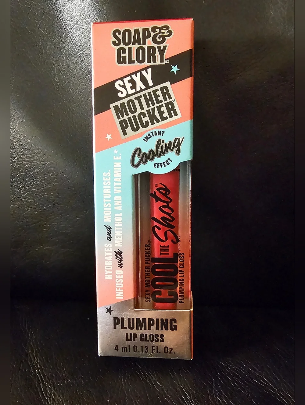 Soap &Glory Sexy Mother Pucker Cooling Effect Plumping Lip Gloss Pink Punch New